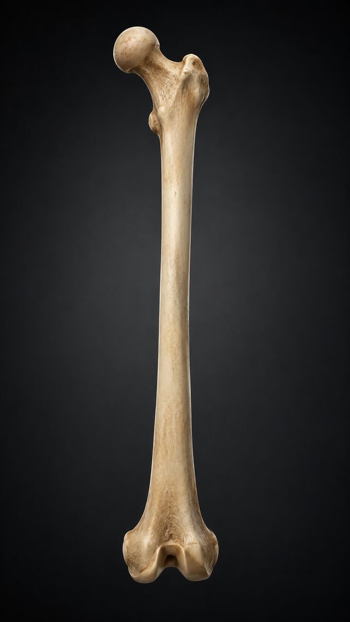 Illustration of an intact femur